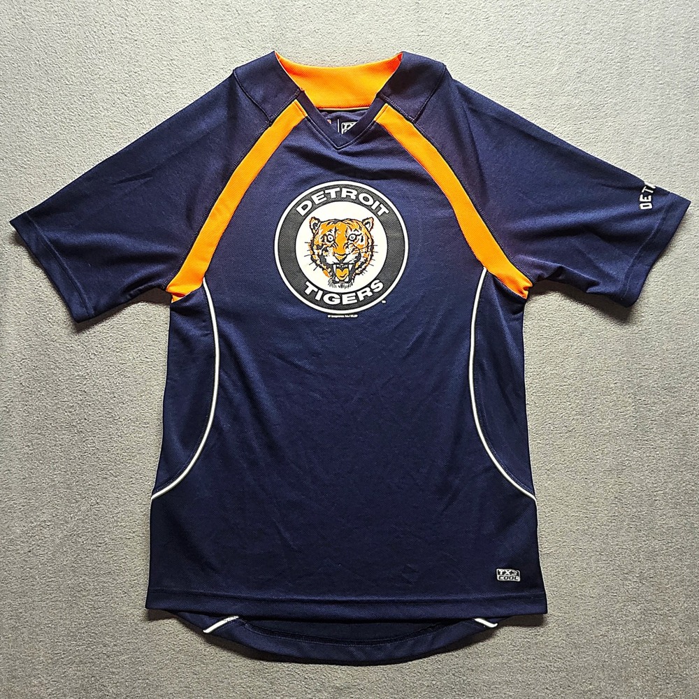 Detroit Tigers Youth Baseball Jersey Short Sleeve TX3 Cool Size M